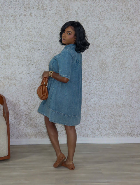 Denim Dream Mini Dress