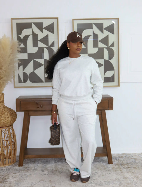 Autumn Muse Pants Set (Grey)