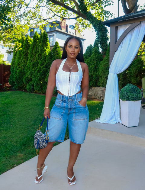 Simone Denim Jorts