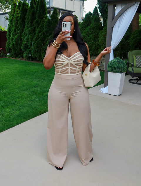 Kara Pants Set(Natural) - Fitz Clothing
