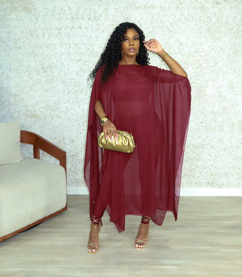 Royal Rouge 3 Piece Set (Burgundy)