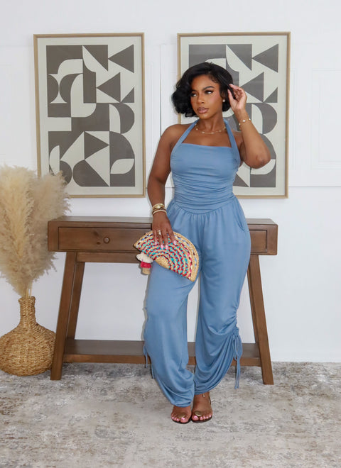 Refined Beauty Jumpsuit (Blue)