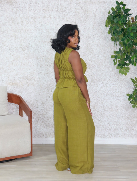 Silvia Pants Set (Green)