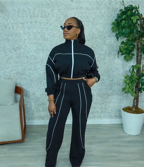 Telle Jogger Set (Black)