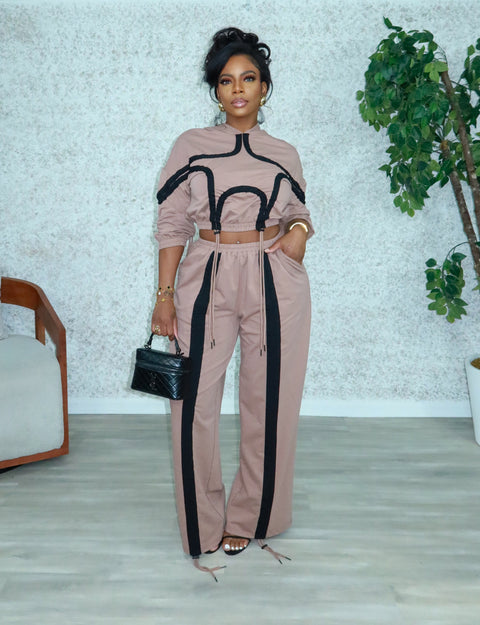 Sadie Drawstring Pants Set