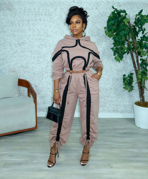 Sadie Drawstring Pants Set
