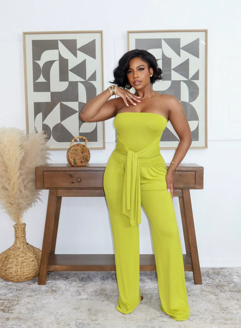 Sweet Serenity Pants Set (Avocado)