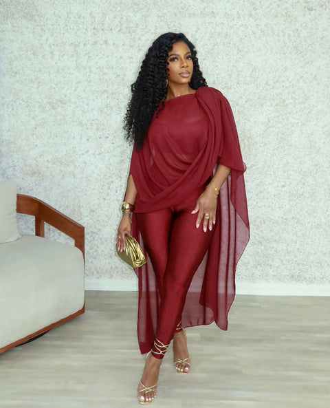 Royal Rouge 3 Piece Set (Burgundy)