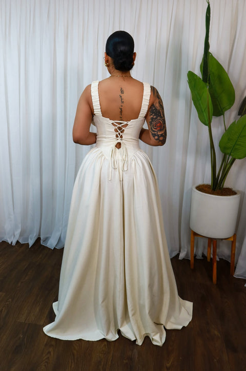 Mila-Rae Maxi Dress (Oat) - Fitz Clothing