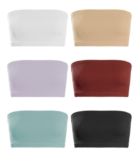 Zaris Tube Top (White) - Fitz Clothing