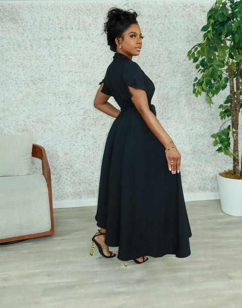 Trizzy Corporate Lap Dress (Black)