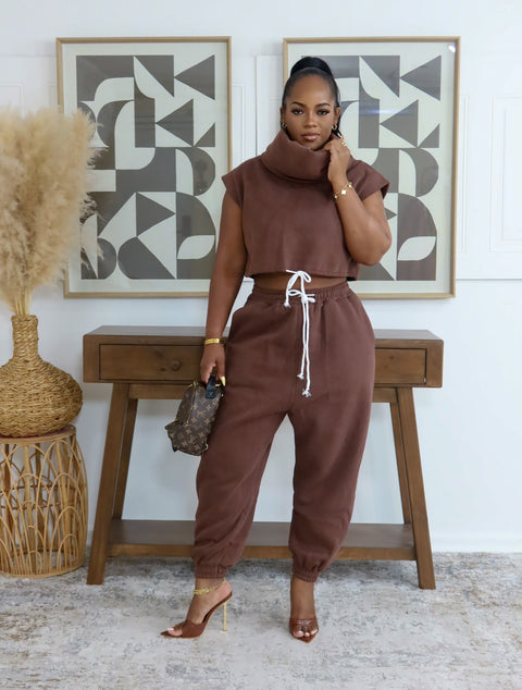 Brown Sugar Cozy Set (Brown)