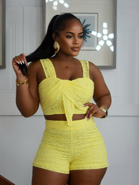 Karls Embroidery Shorts Set - Fitz Clothing