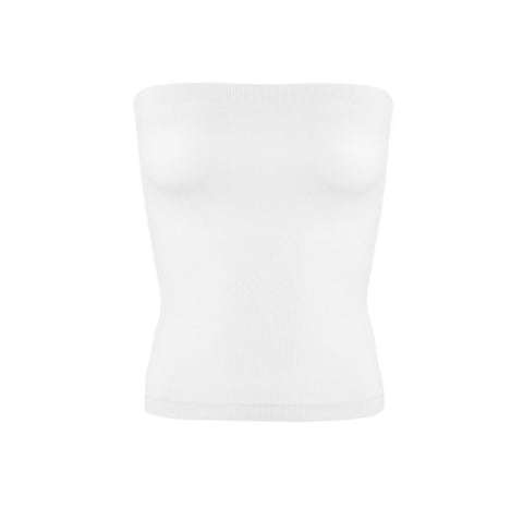 Milda Tube Top (White) - Fitz Clothing