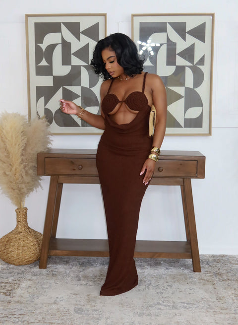 The Hot Chocolate Maxi(Brown)