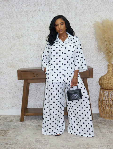 Bella In Dots Pants Set