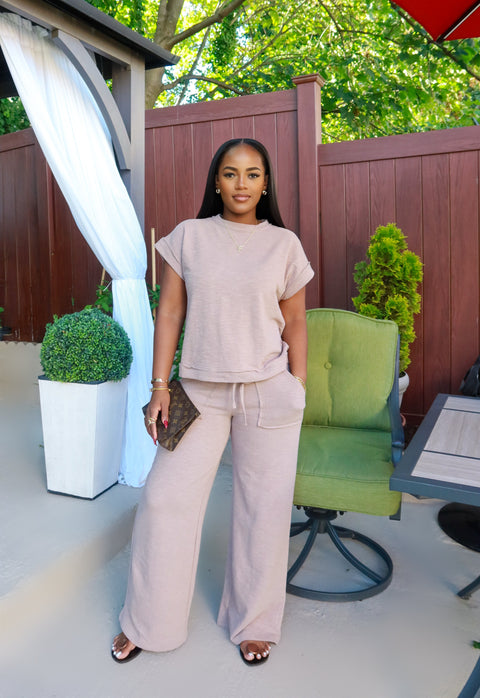 Sarah Chill Set (Ash Mocha)