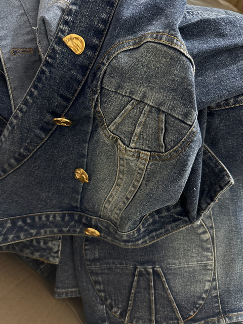 Fall In Love Denim Set