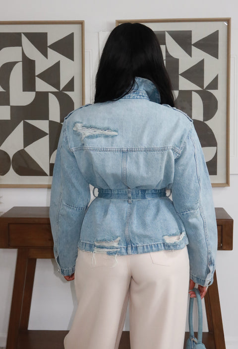 She Got Taste Denim Jacket - Fitz Clothing