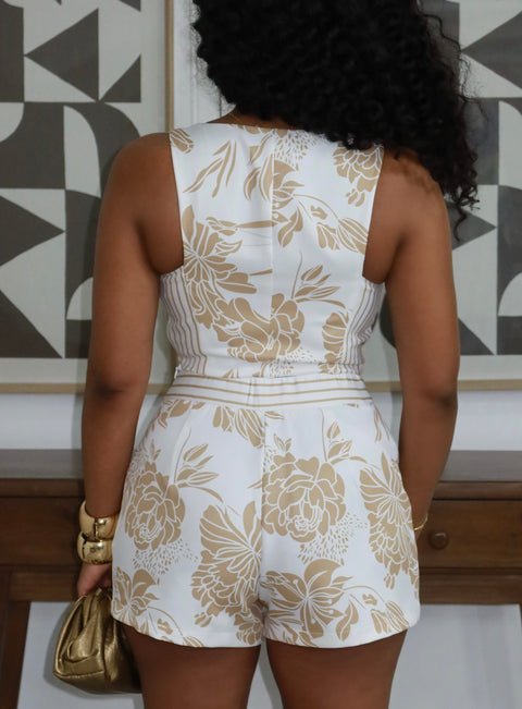 Ashanti Floral Shorts Set - Fitz Clothing