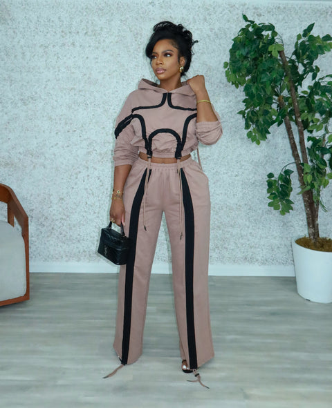 Sadie Drawstring Pants Set