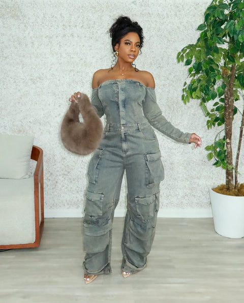 Play Fair Cargo Jumpsuit