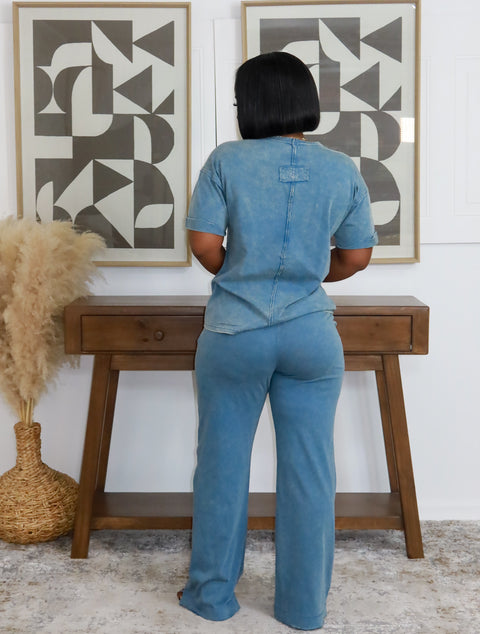 Summer Time Chill Set (Dusty Blue)
