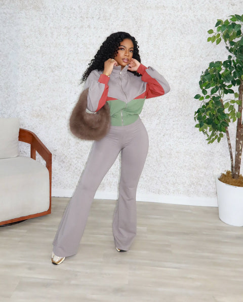 Tally Leggings Set (Grey)