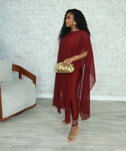 Royal Rouge 3 Piece Set (Burgundy)