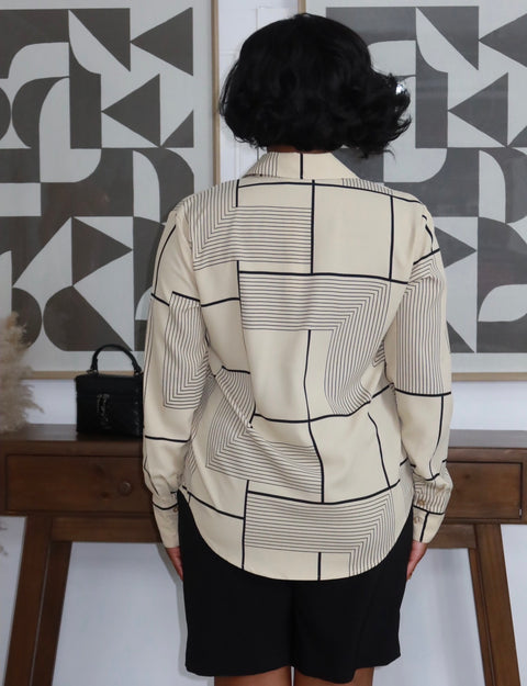 Harbor Stripe Button Up Shirt