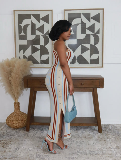 Serenity Knitted Maxi Dress - Fitz Clothing