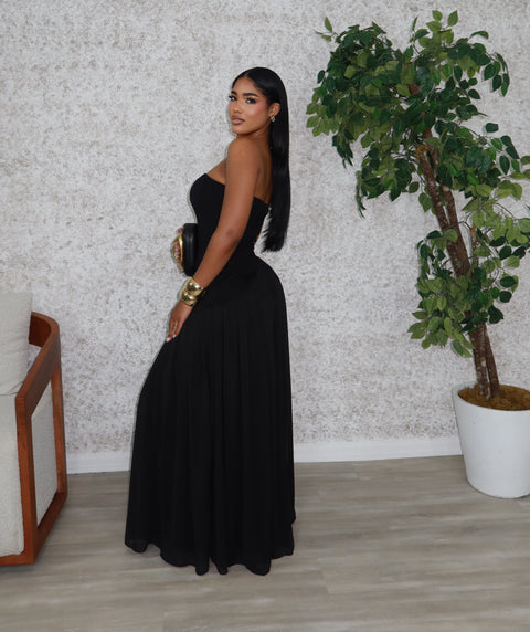 Venessa Maxi Dress (Black) - Fitz Clothing