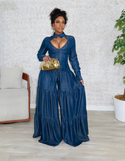 The Obsession Denim Jumpsuit