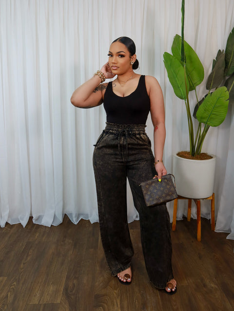 Manda Pants Set (Black) - Fitz Clothing
