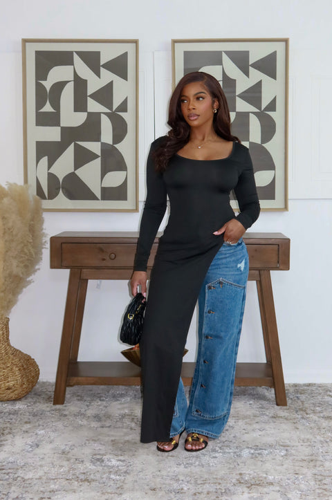 Noir High Low Top (Black)