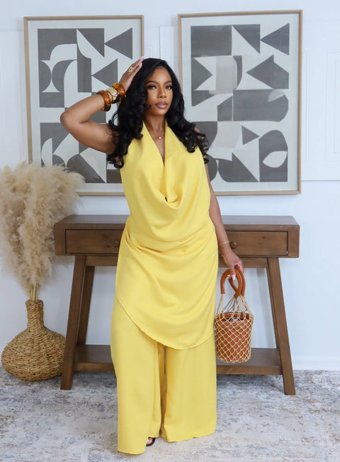 Sunshine Princess Pants Set (Yellow)
