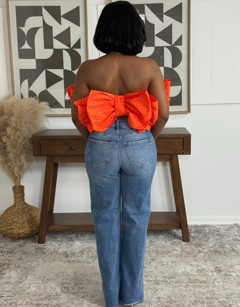The Star Girl Top (Orange) - Fitz Clothing