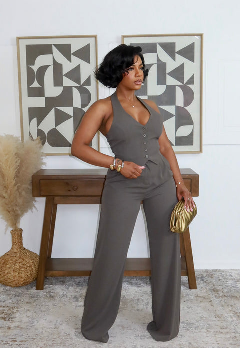 The Victoria Pants Set (Olive)
