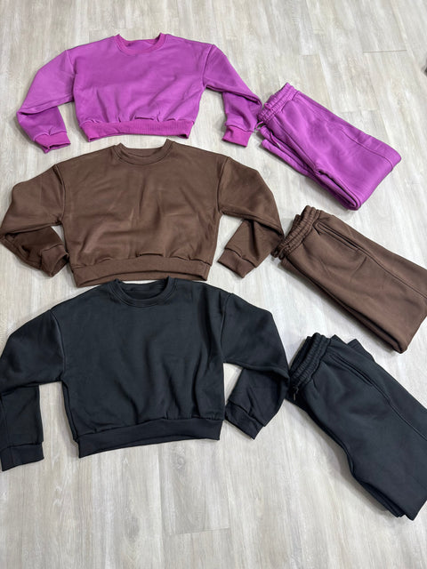 Mira Jogger Set(Brown)
