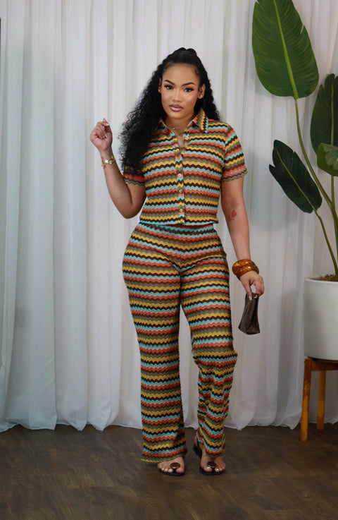 Sia Pants Set - Fitz Clothing
