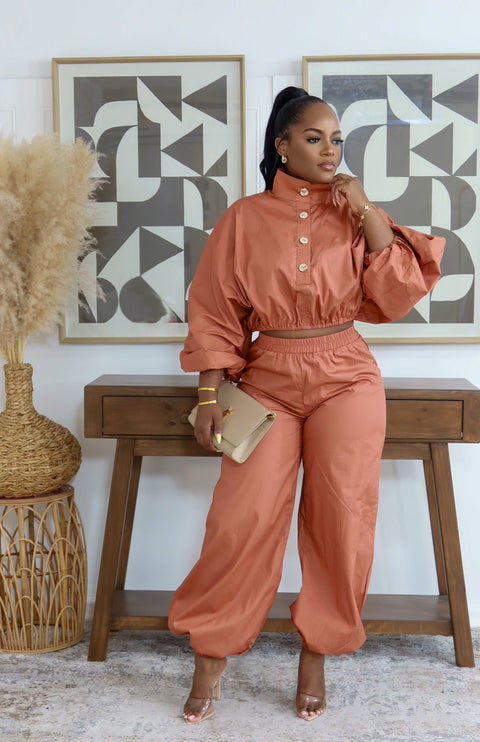 Autumn Allure Pants Set