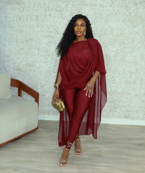 Royal Rouge 3 Piece Set (Burgundy)