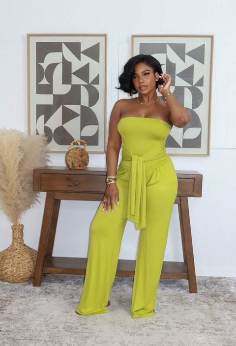 Sweet Serenity Pants Set (Avocado)