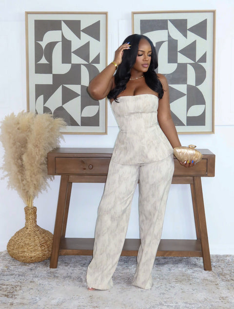 Miss Congenial Pants Set (Ashbone) - Fitz Clothing