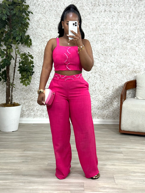 Keski Pants Set (Pink) - Fitz Clothing