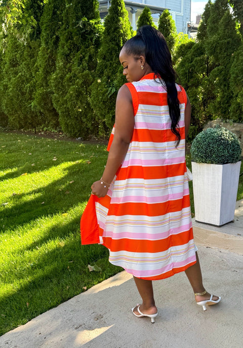 The Prize High Low Top (Orange)