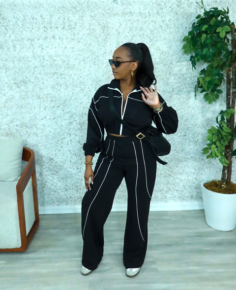 Telle Jogger Set (Black)