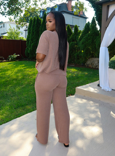 Miya Chill Set(Brown) - Fitz Clothing