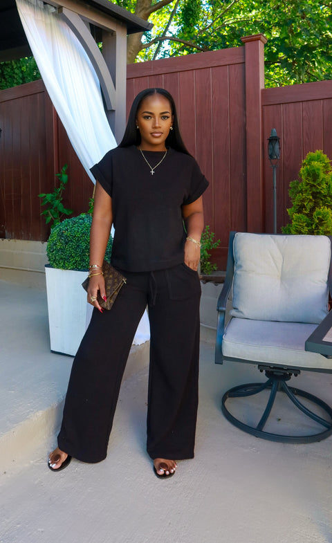 Sarah Chill Set(Black)