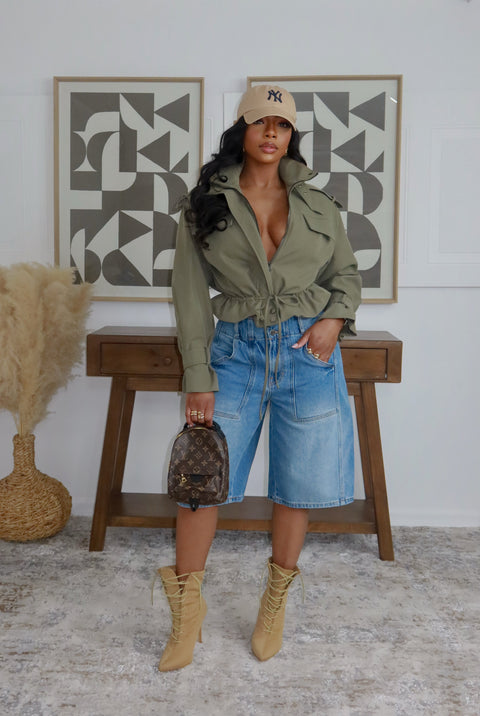 Simone Denim Jorts - Fitz Clothing